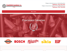 Tablet Screenshot of fijacionescanarias.com